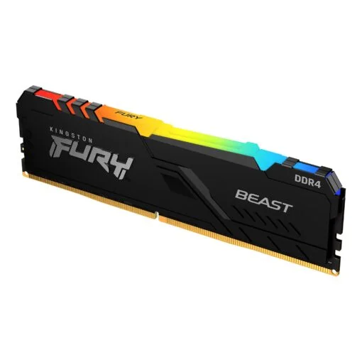 Memoria Ram GAMING FURY BEAST RGB DDR4 16GB 3200MHZ CL-20-20, 1.35v para Desktop KF432C16BBA/16