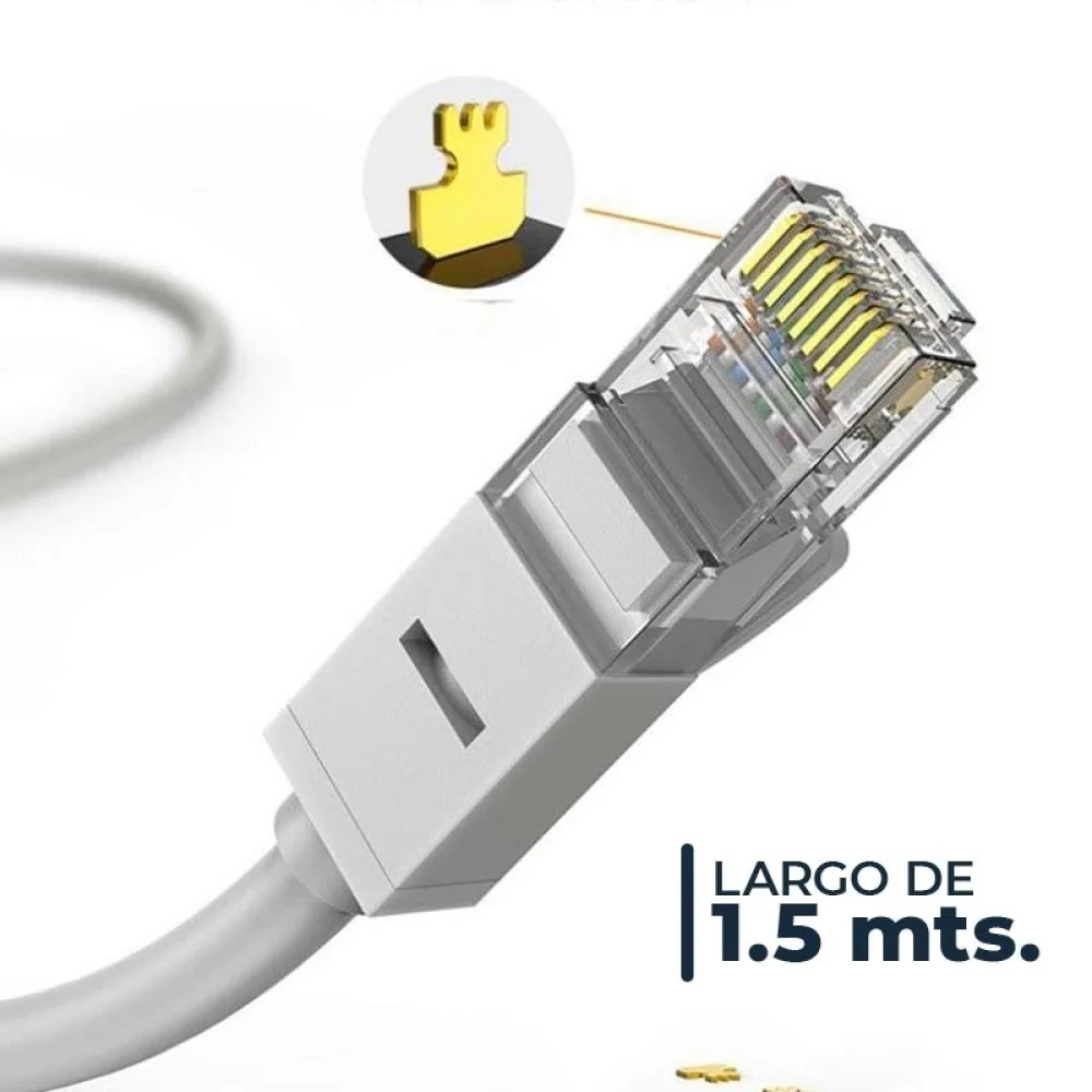 Cable de Red CAT5E 1.5 Metros