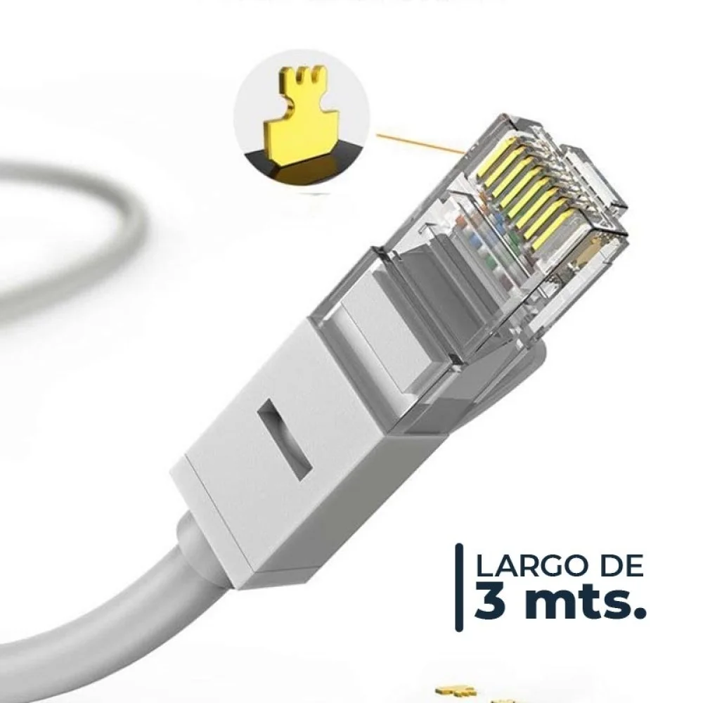 Cable de Red CAT5E 3 Metros